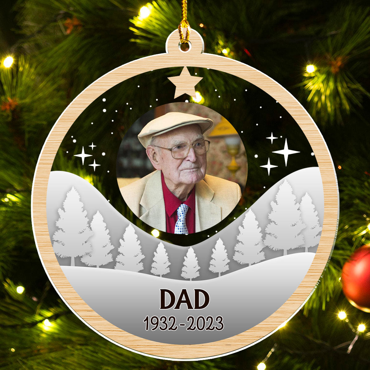 Thinking About You - Personalized Custom Acrylic Ornament