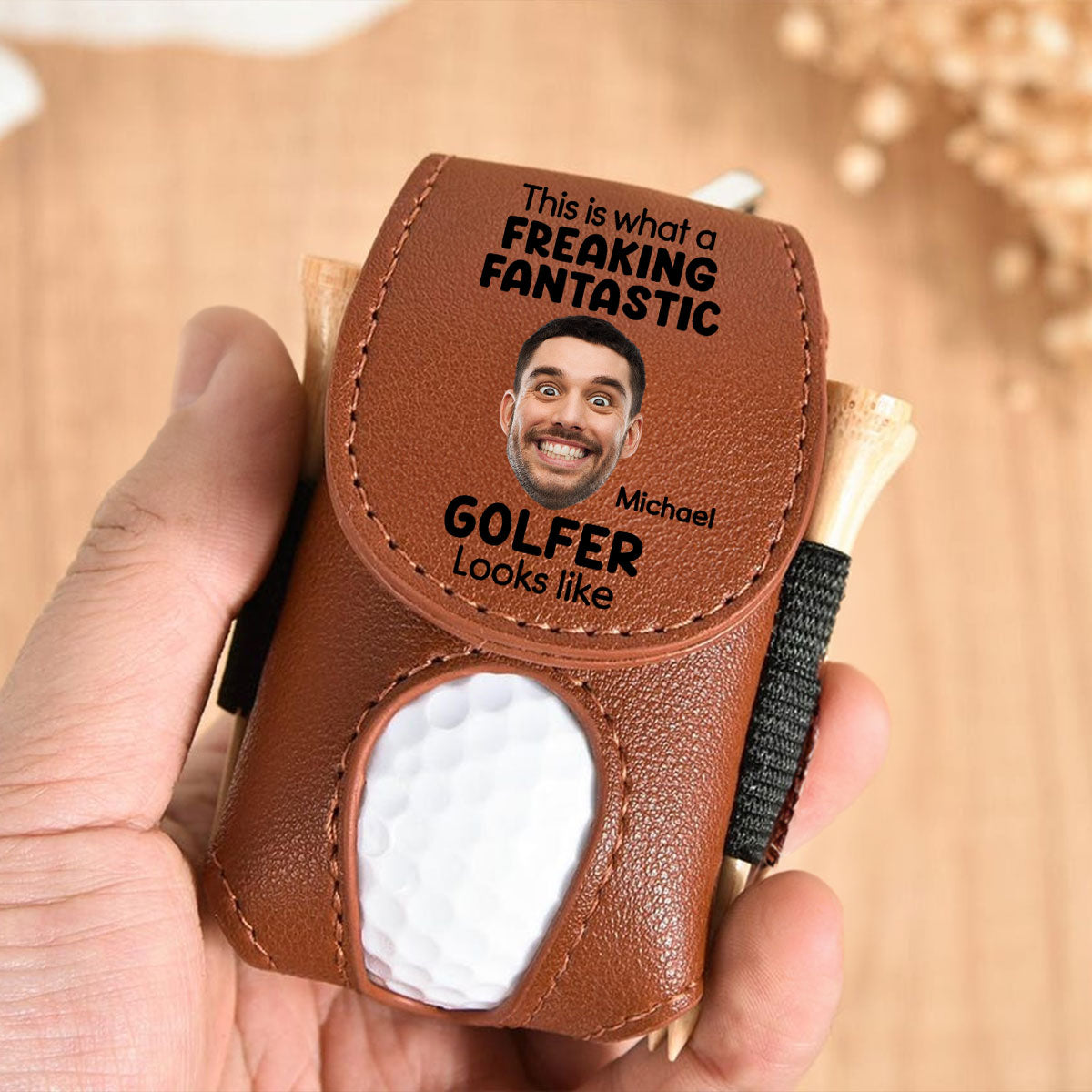 Freaking Fantastic Golfer - Personalized Custom Golf Ball Bag