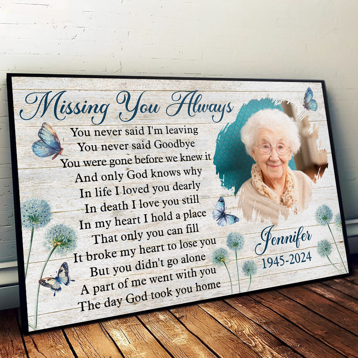Missing You Always - Personalized Custom Poster