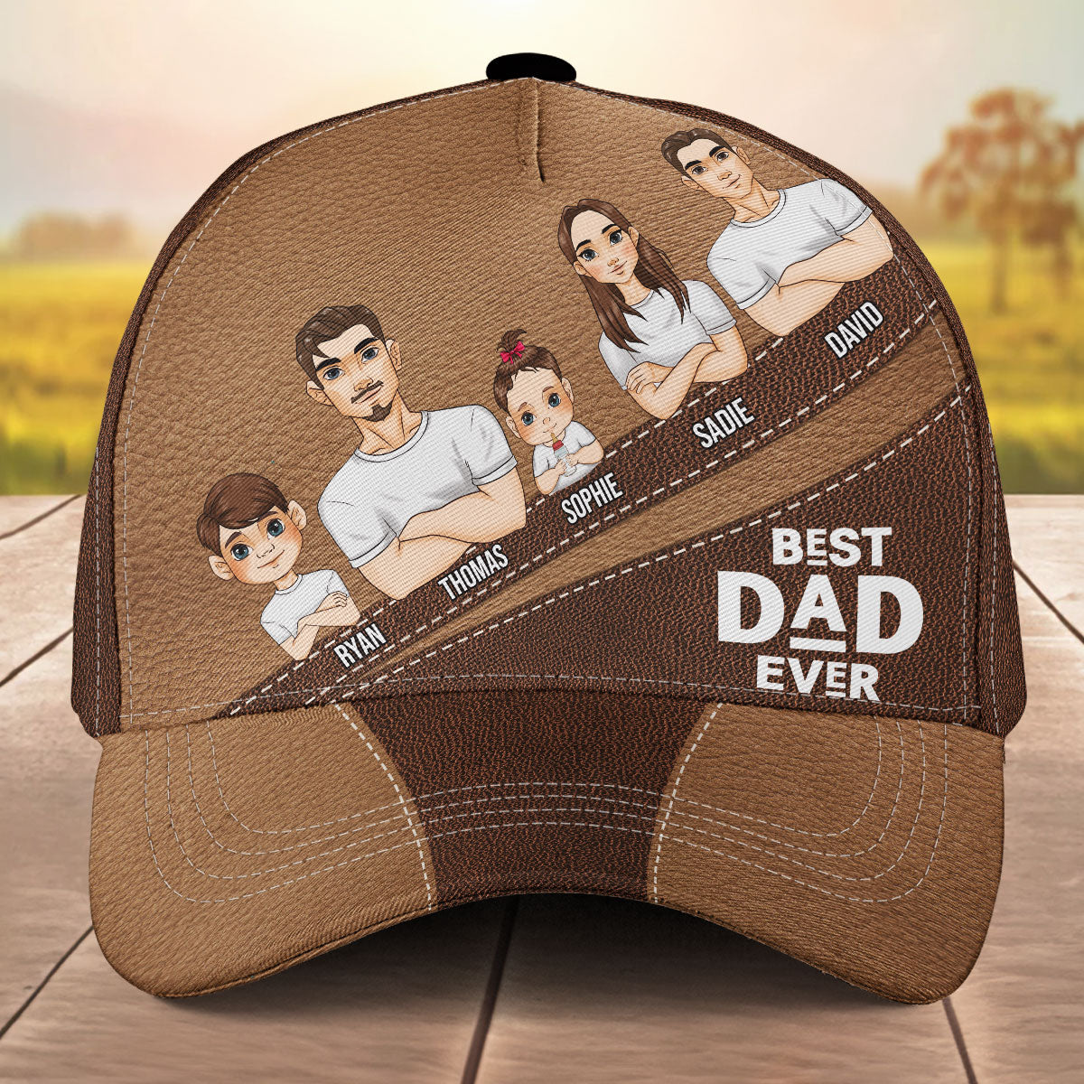 Being Dad Being Papa - Personalized Classic Cap