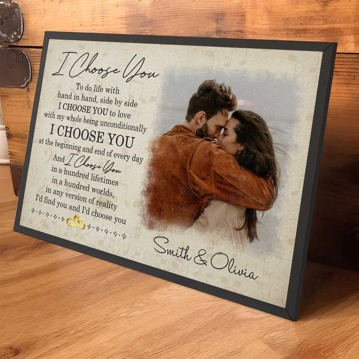 I Choose You - Personalized Custom Poster