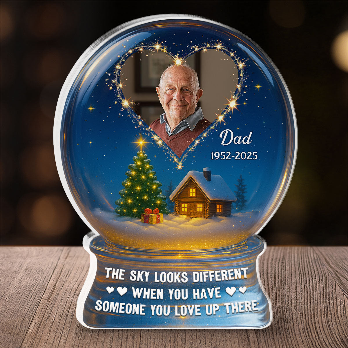 Sky Looks Different - Personalized Custom Acrylic Plaque