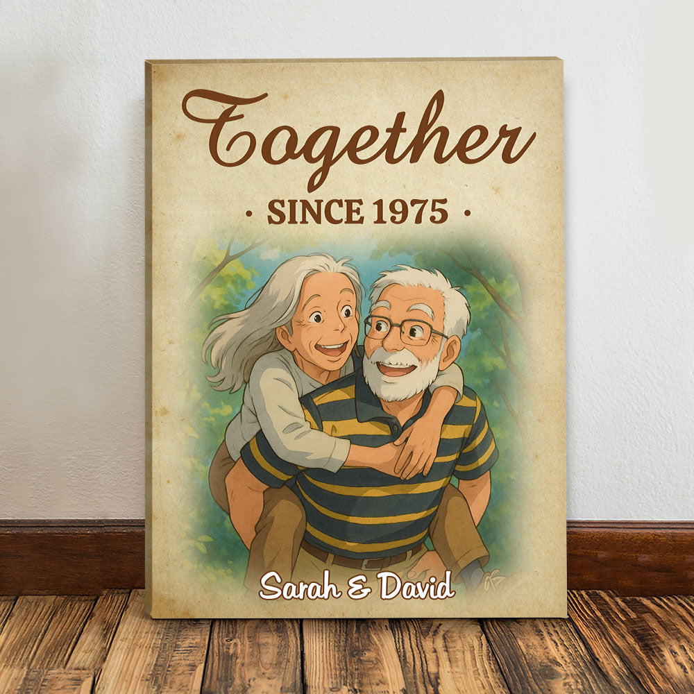 Us Together - Personalized Custom Photo Canvas