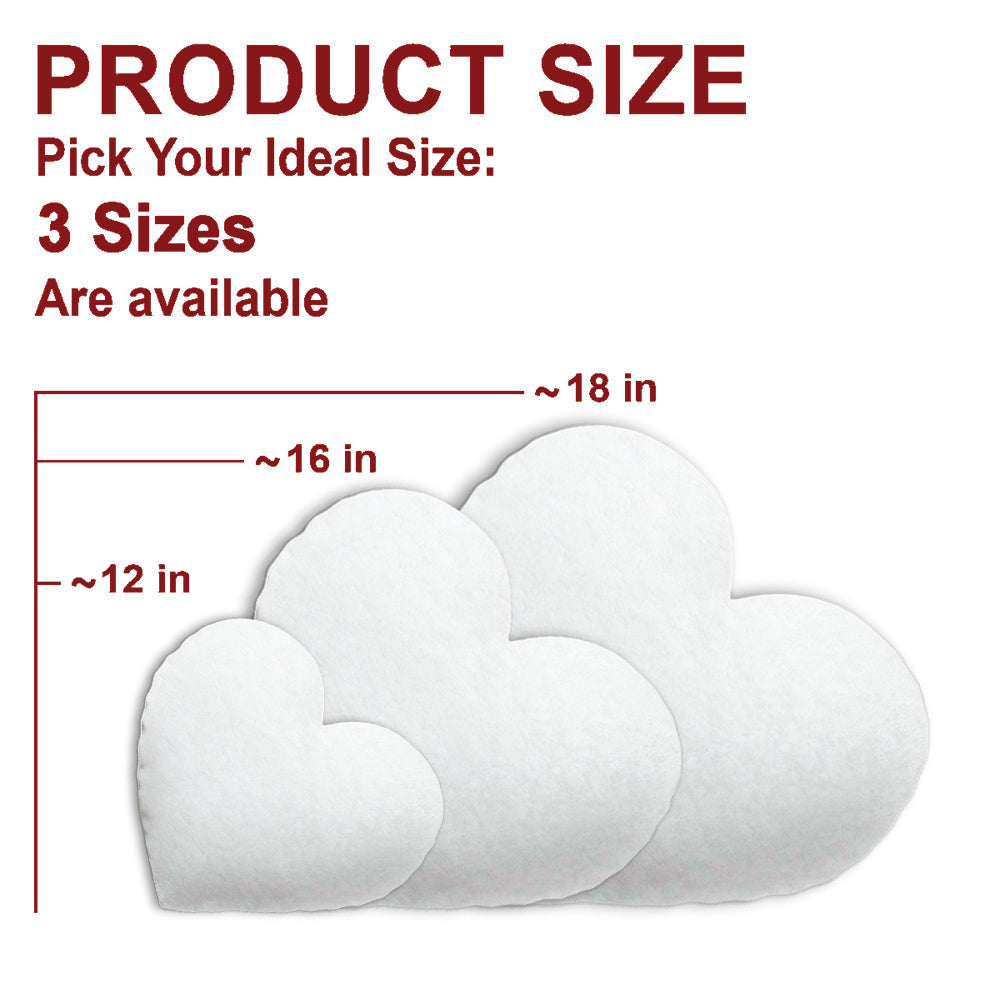 Heart Of Grandma - Personalized Custom Shaped Pillow