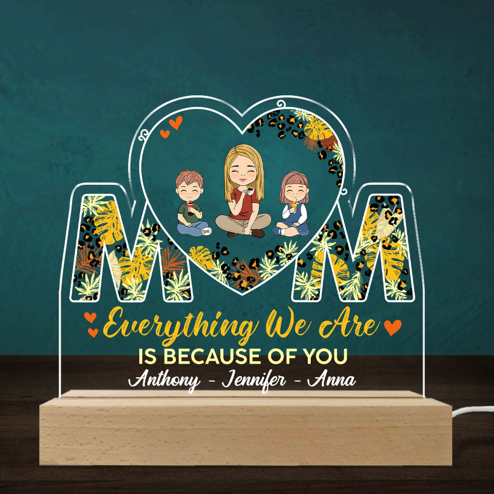 A Bond That Cant Be Broken - Personalized Custom LED Light