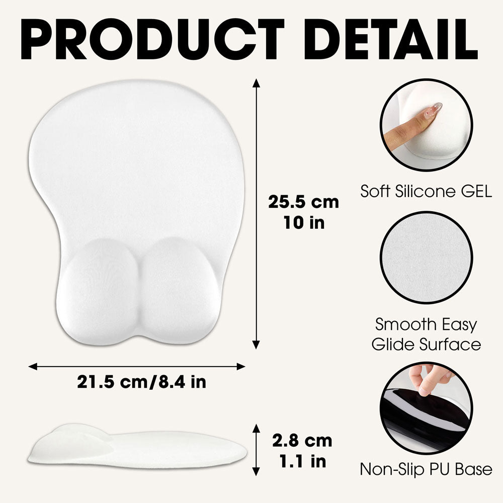 Custom Face Couple Prank - Personalized Custom 3D Mouse Pad