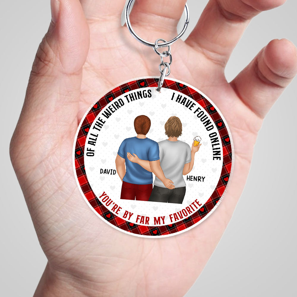 You Are My Favorite - Personalized Custom Acrylic Keychain