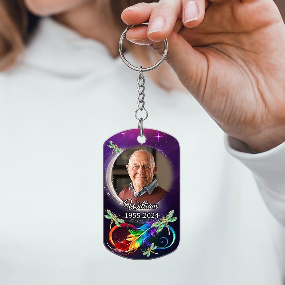 They Walk Beside Us Every Day - Personalized Custom Acrylic Keychain
