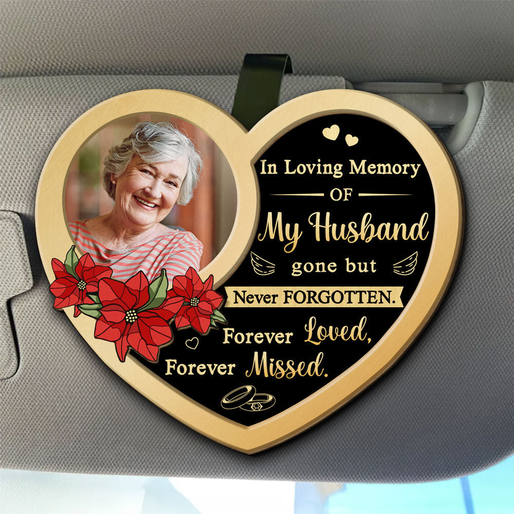 Forever Loved Forever Missed - Personalized Custom Car Visor Clip