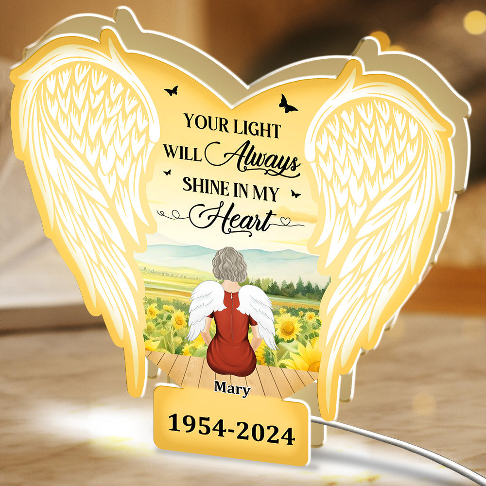 Your Radiance Will Forever Glow - Personalized Light Box