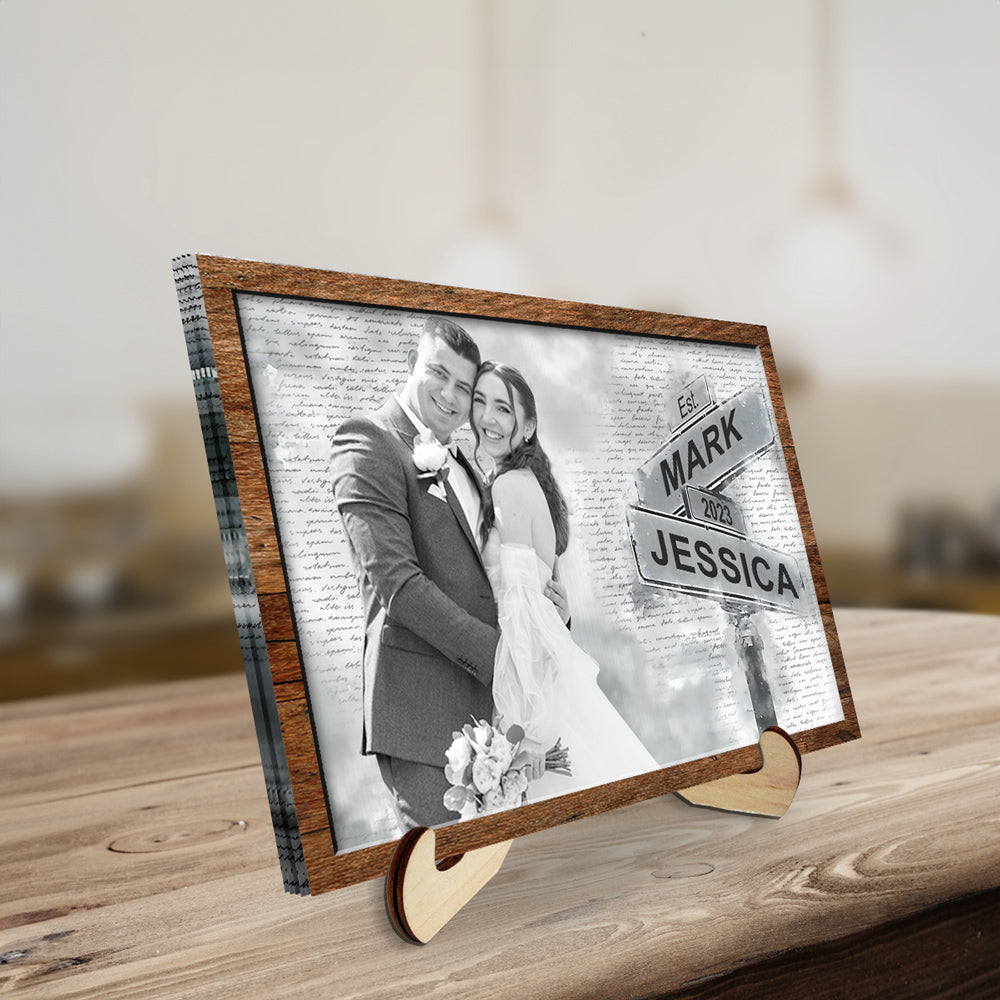 I Need You Because I Love You - Personalized Wooden Plaque