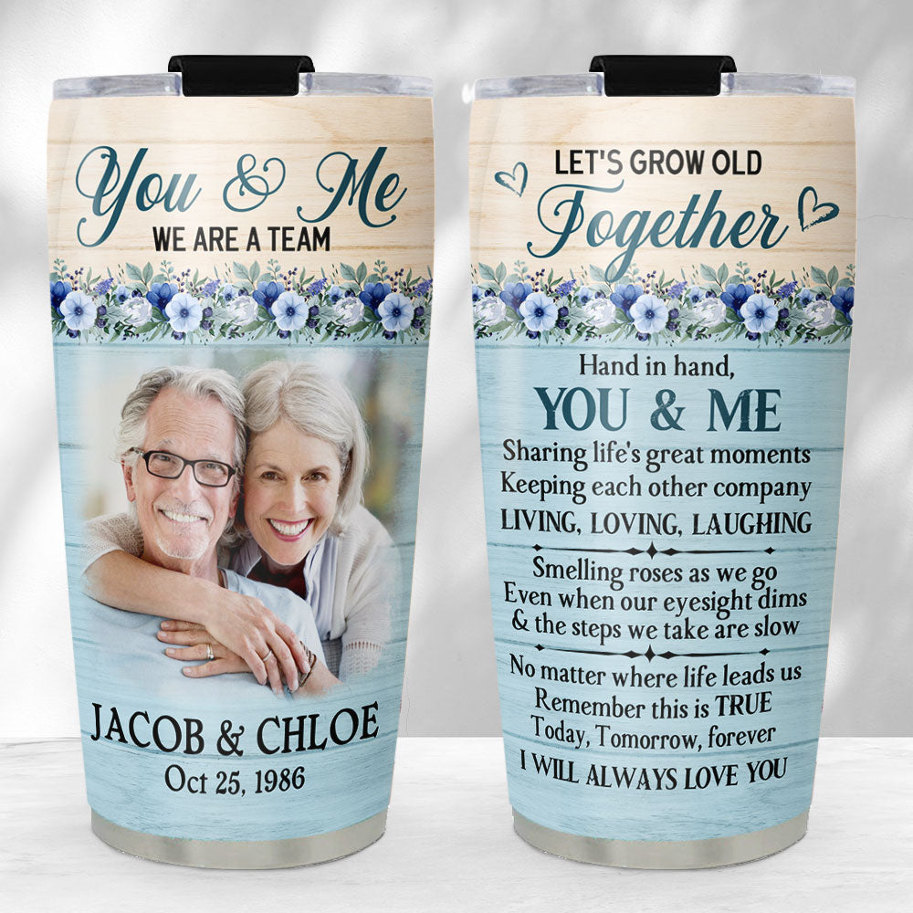 Hand In Hand - Personalized Custom Tumbler