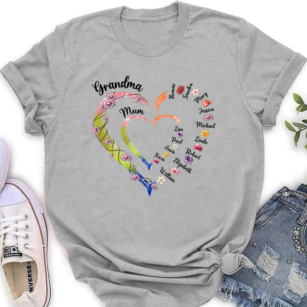 Mom And Grandma - Personalized Custom Shirt