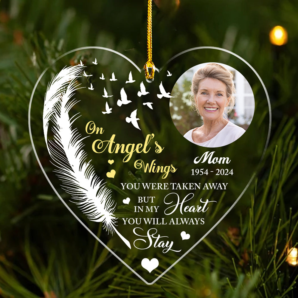 Wings Of Angel - Personalized Custom Acrylic Ornament