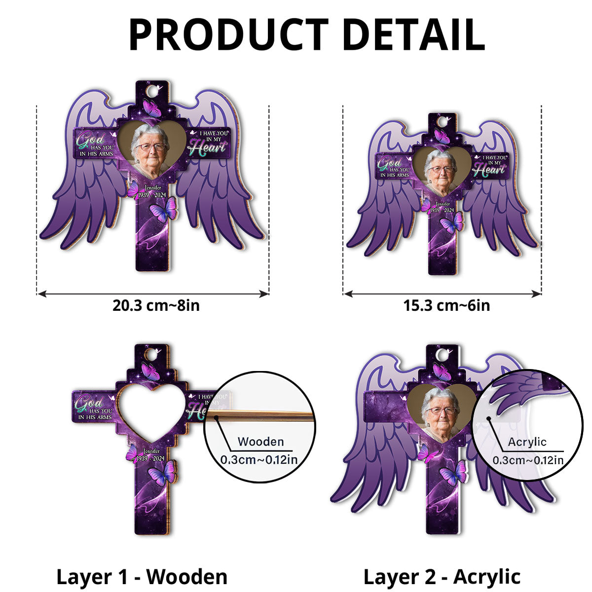 Beside You - Personalized Custom Suncatcher