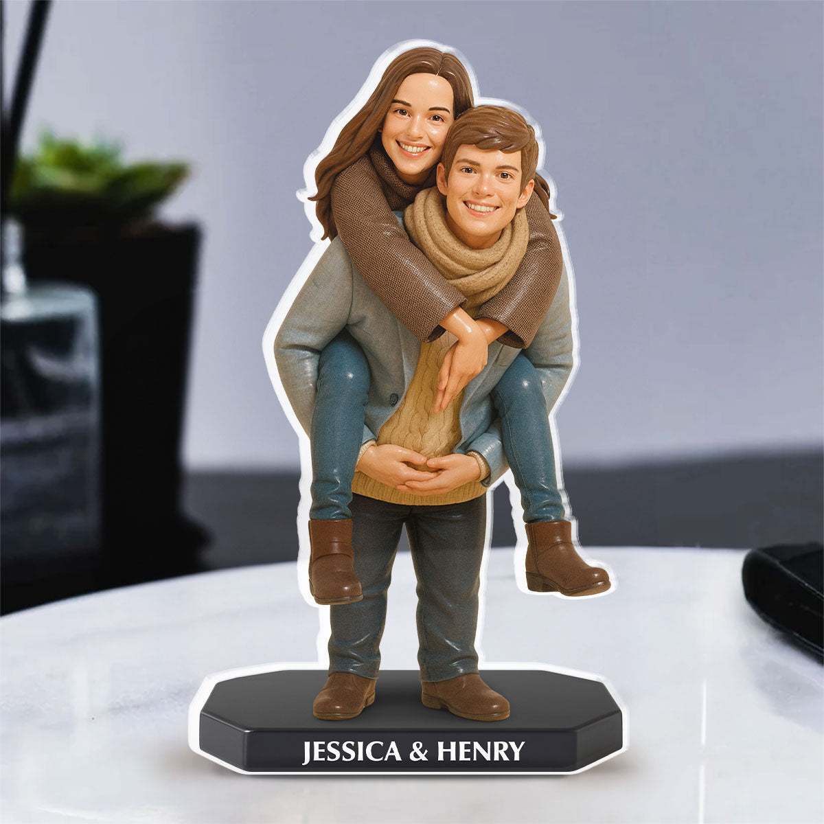 Everlasting Love Figurines - Personalized Custom Acrylic Plaque