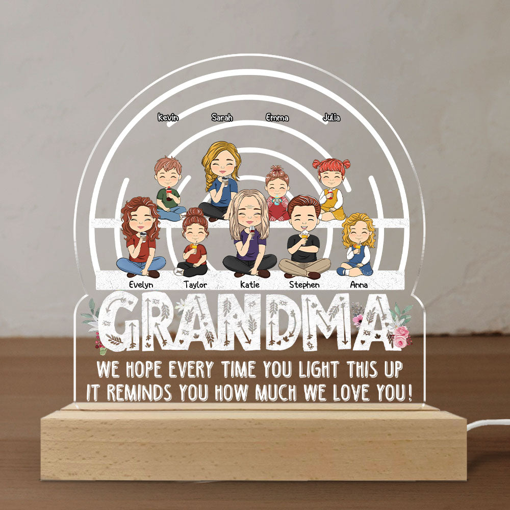 We Hope Every Time You Light This Up - Personalized Custom LED Light