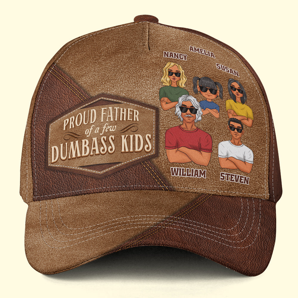 Proud Father Version 2 - Personalized Classic Cap