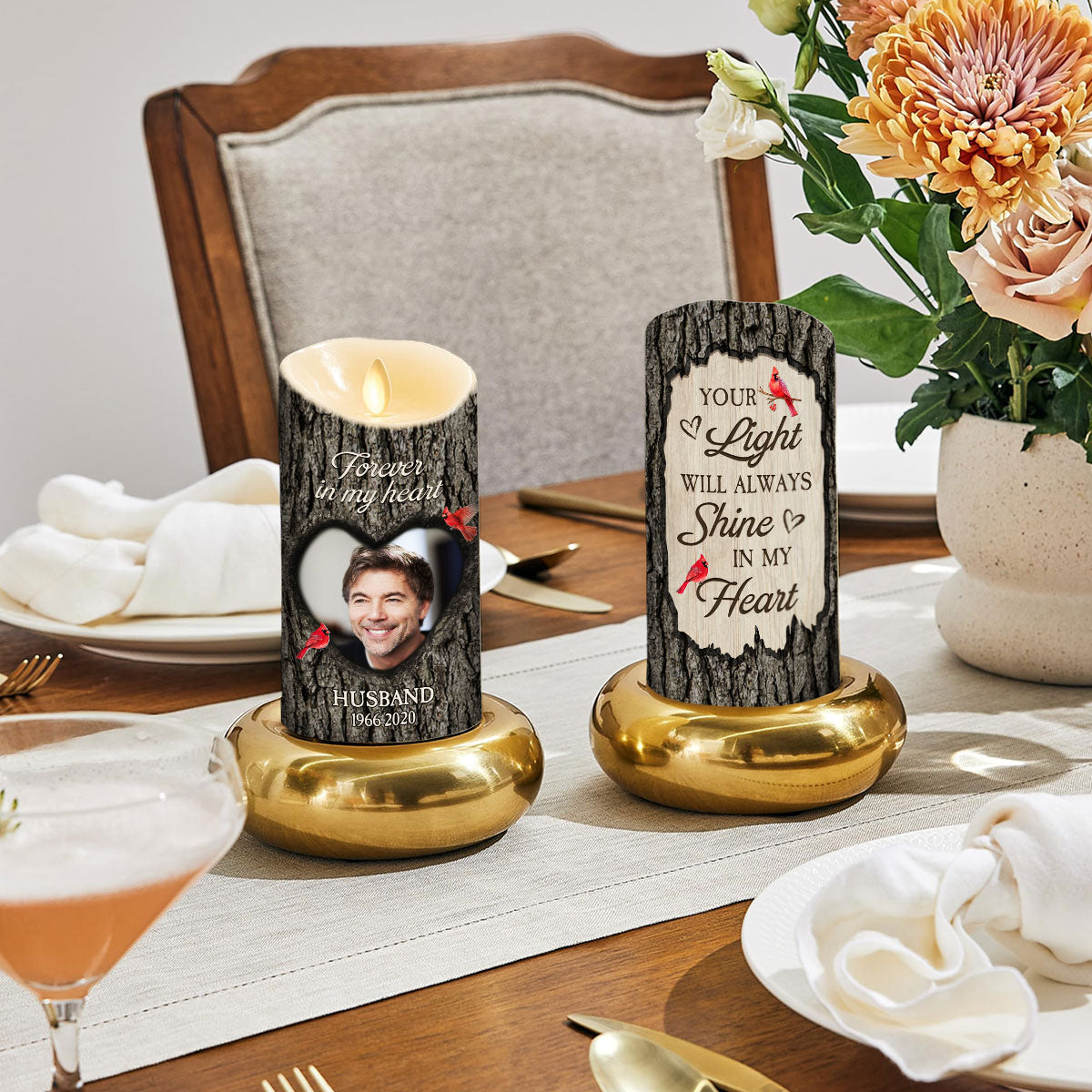 You Are Always On My Mind - Personalized Custom LED Candle