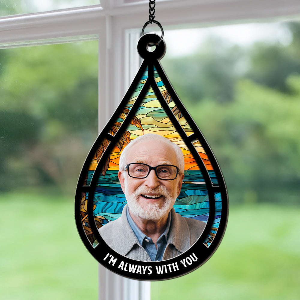 Memorial Teardrop Gift - Personalized Custom Suncatcher