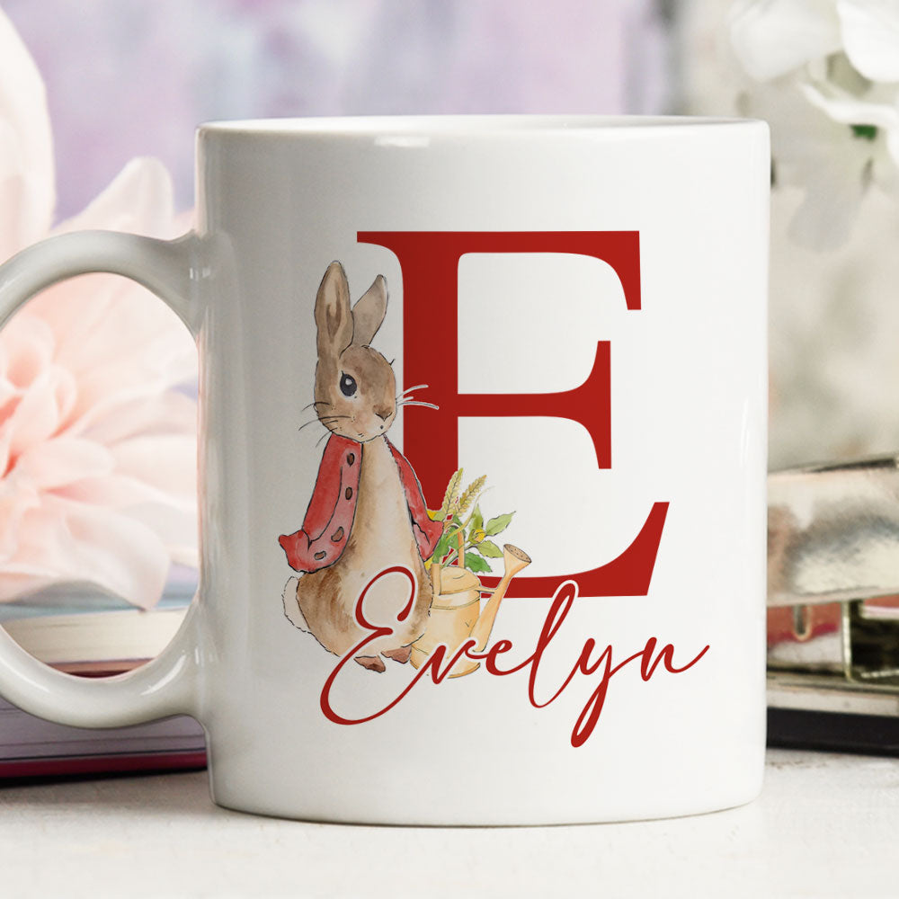 Gnome Bunny Rabbit - Personalized Custom Coffee Mug