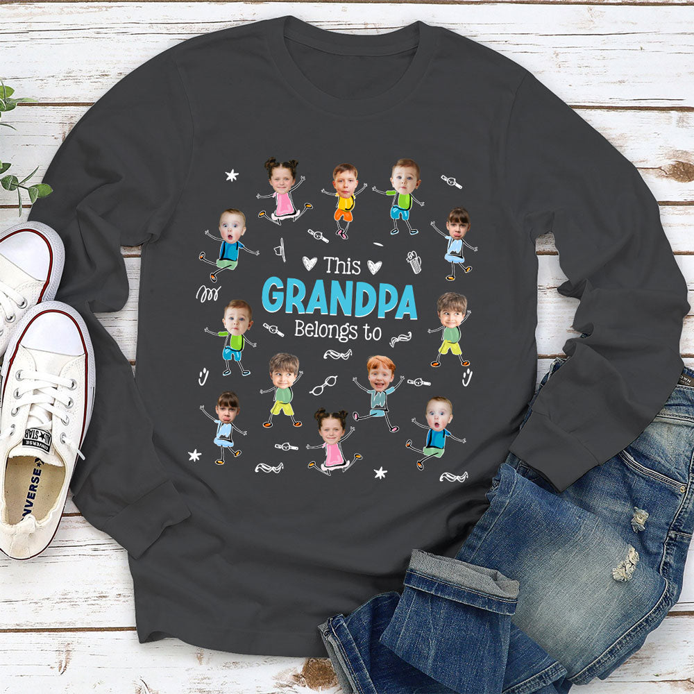 Grandpa This Belongs - Personalized Custom Shirt