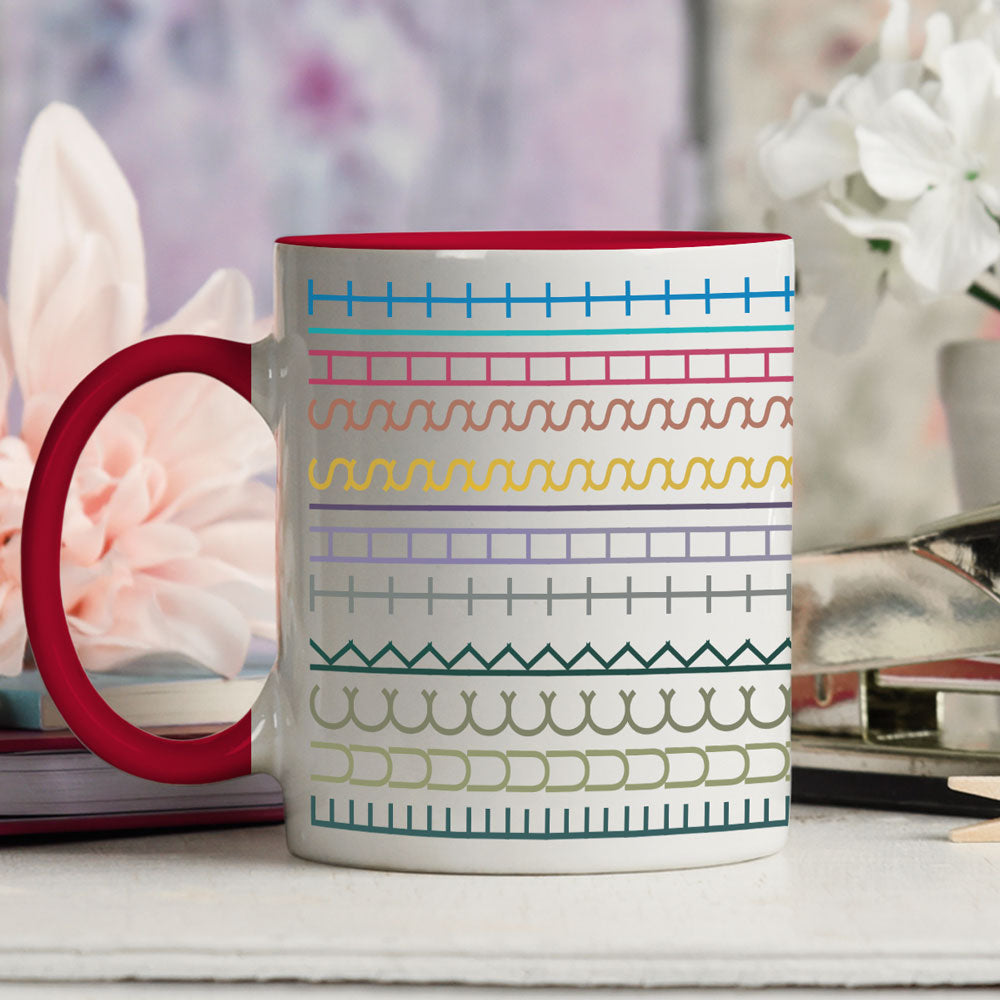 Peace Out The Drama Begins - Accent Mug