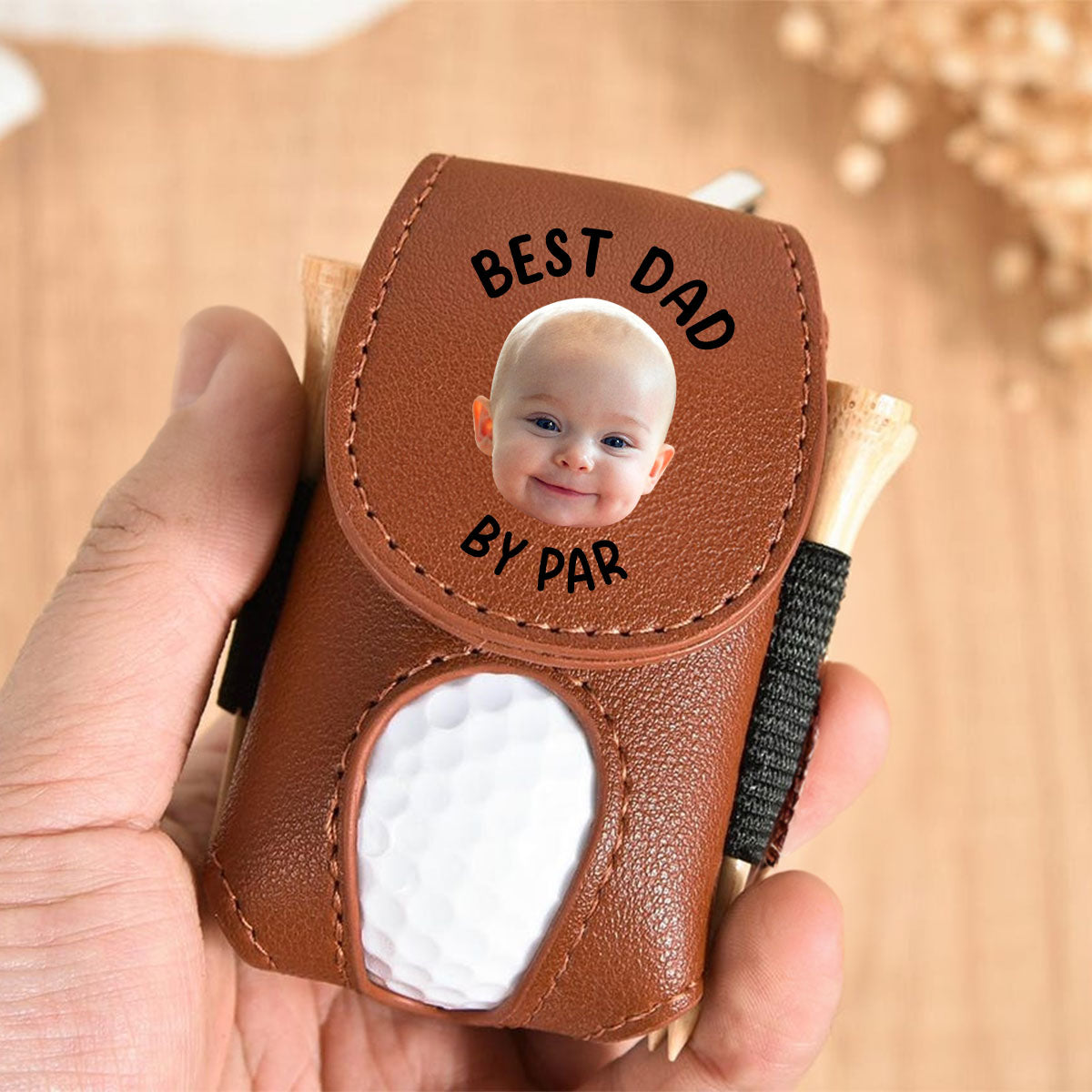 Best Dad By Par - Personalized Custom Golf Ball Bag
