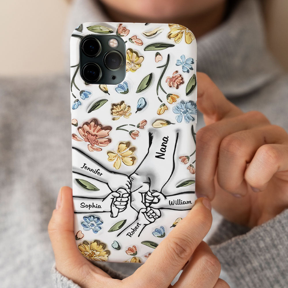 Hand In Hand, I Will Always Protect You -  Personalized Custom Phone Case