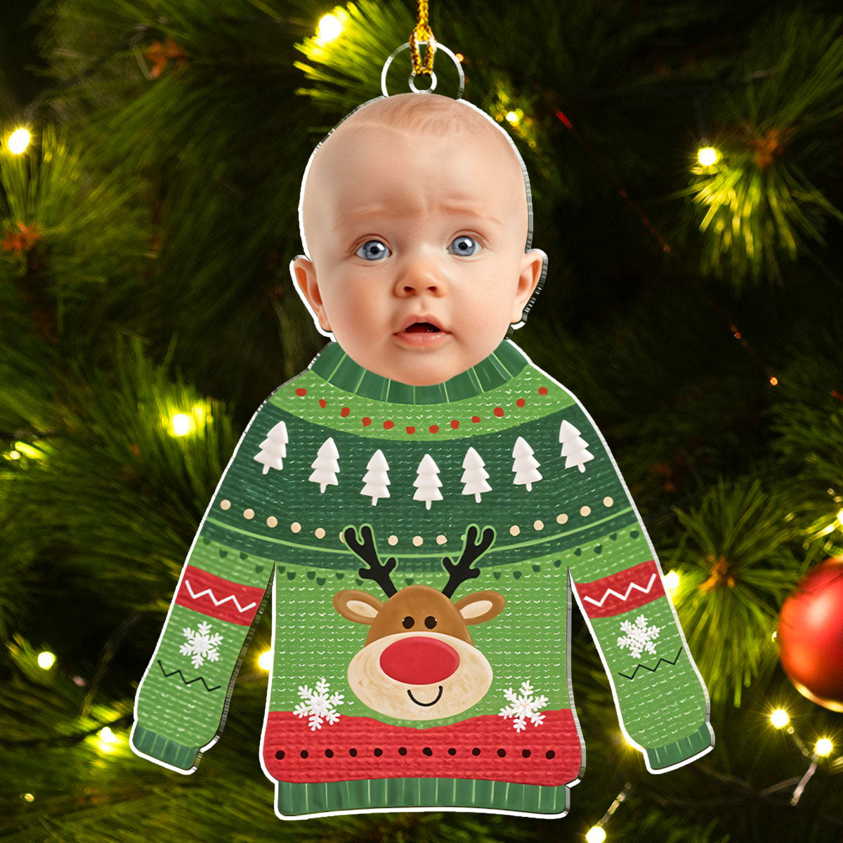 Baby Christmas - Personalized Custom Acrylic Ornament