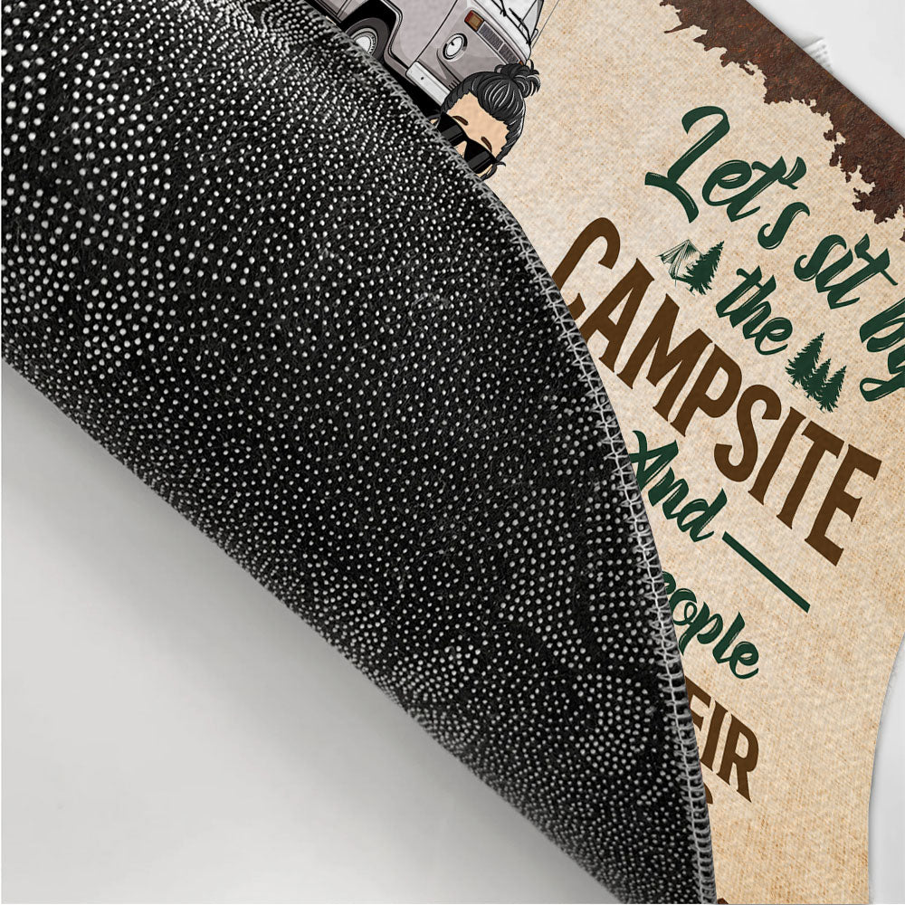 We Lived Happily - Personalized Custom Doormat