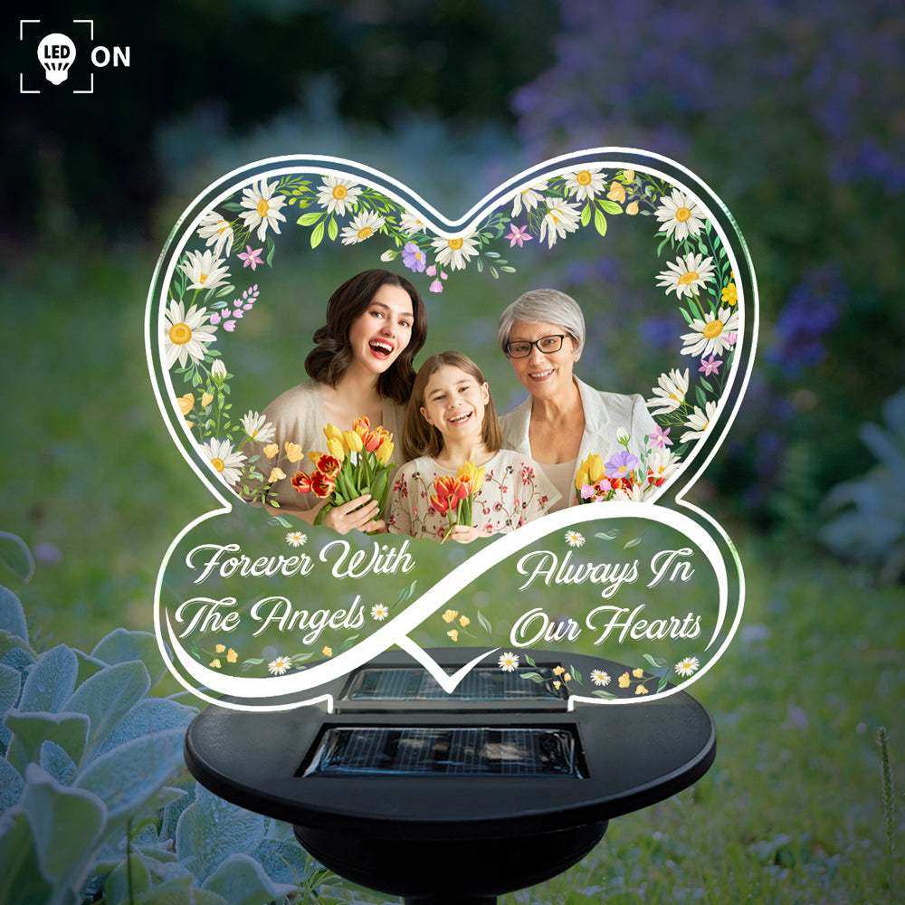 Always In My Heart - Personalized Custom Solar Light