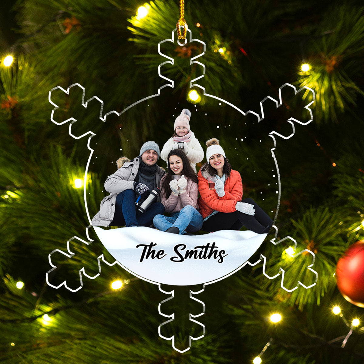 Our Family Version 2 - Personalized Custom Acrylic Ornament