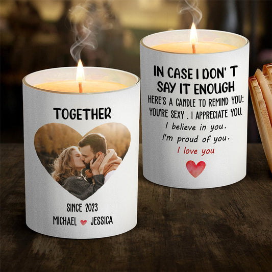 I Am Proud Of You - Personalized Custom Candle