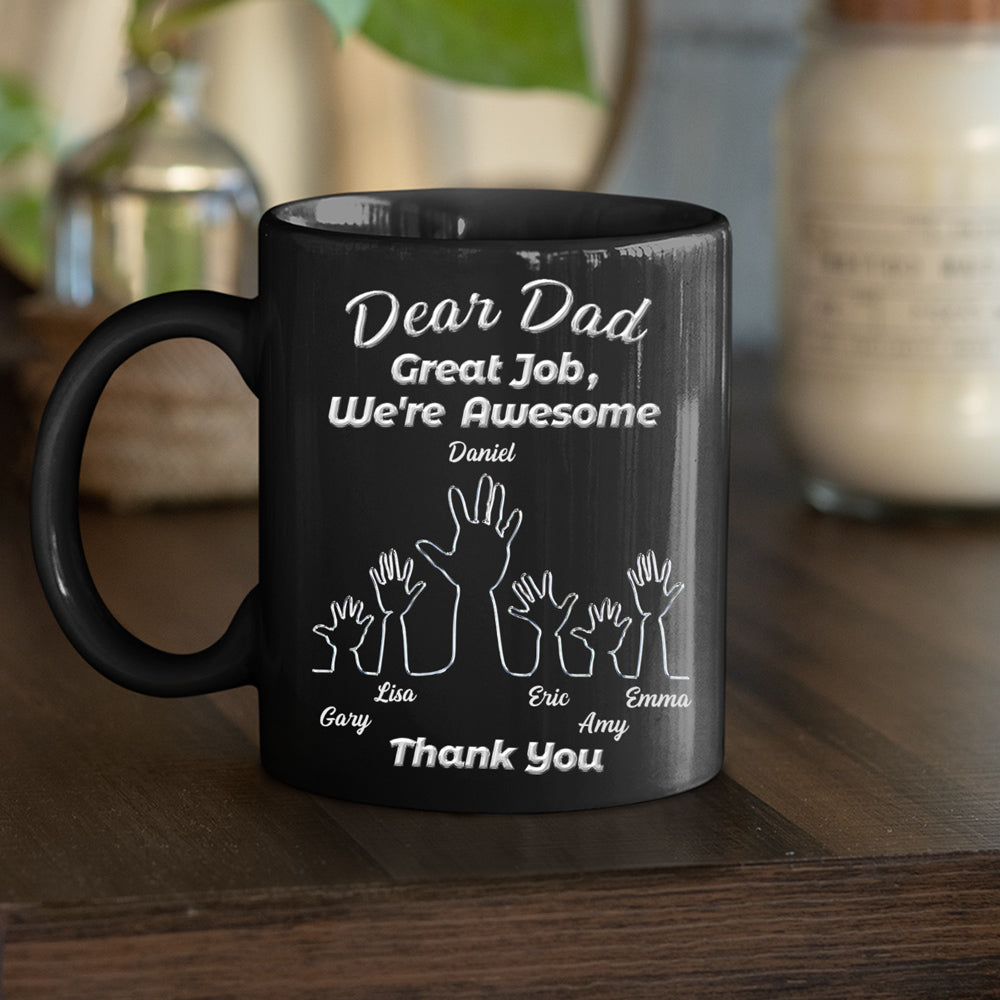 Family Hand -  Personalized Custom Coffee Mug