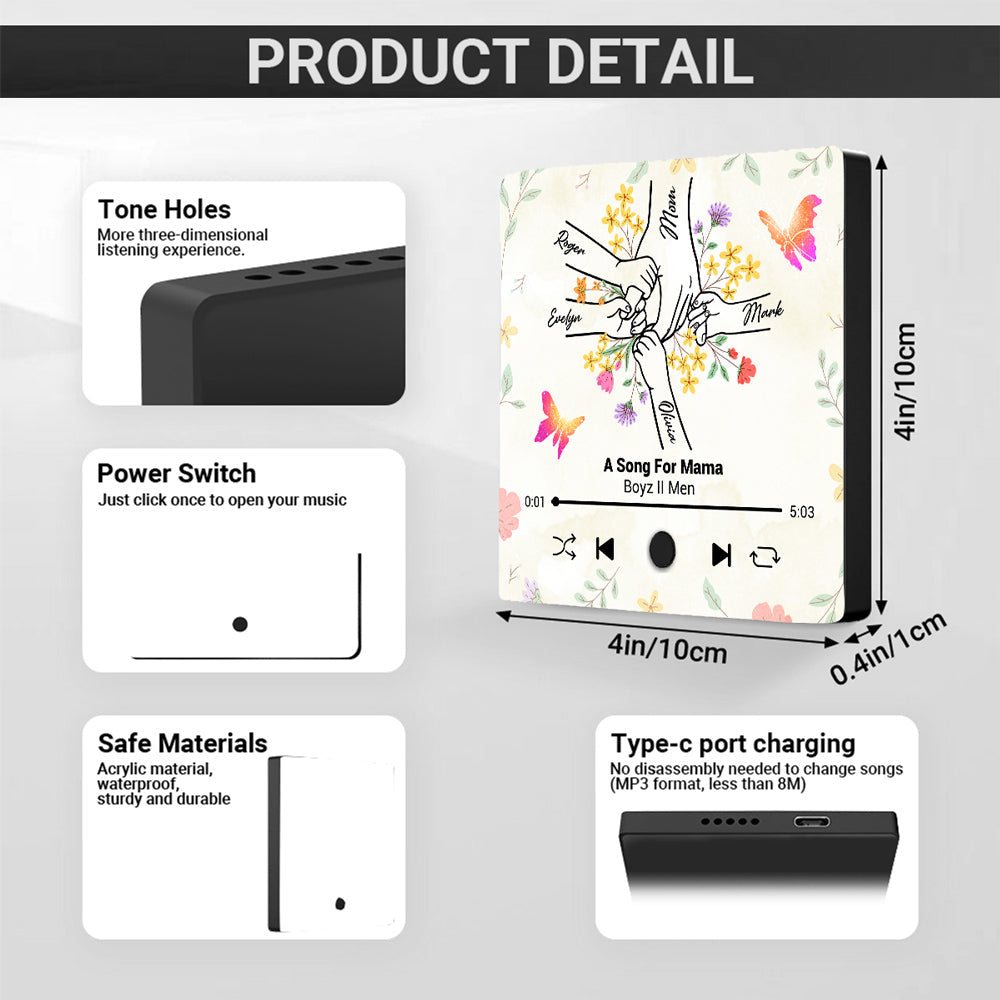 Together In Love - Personalized Custom Music Fridge Magnet