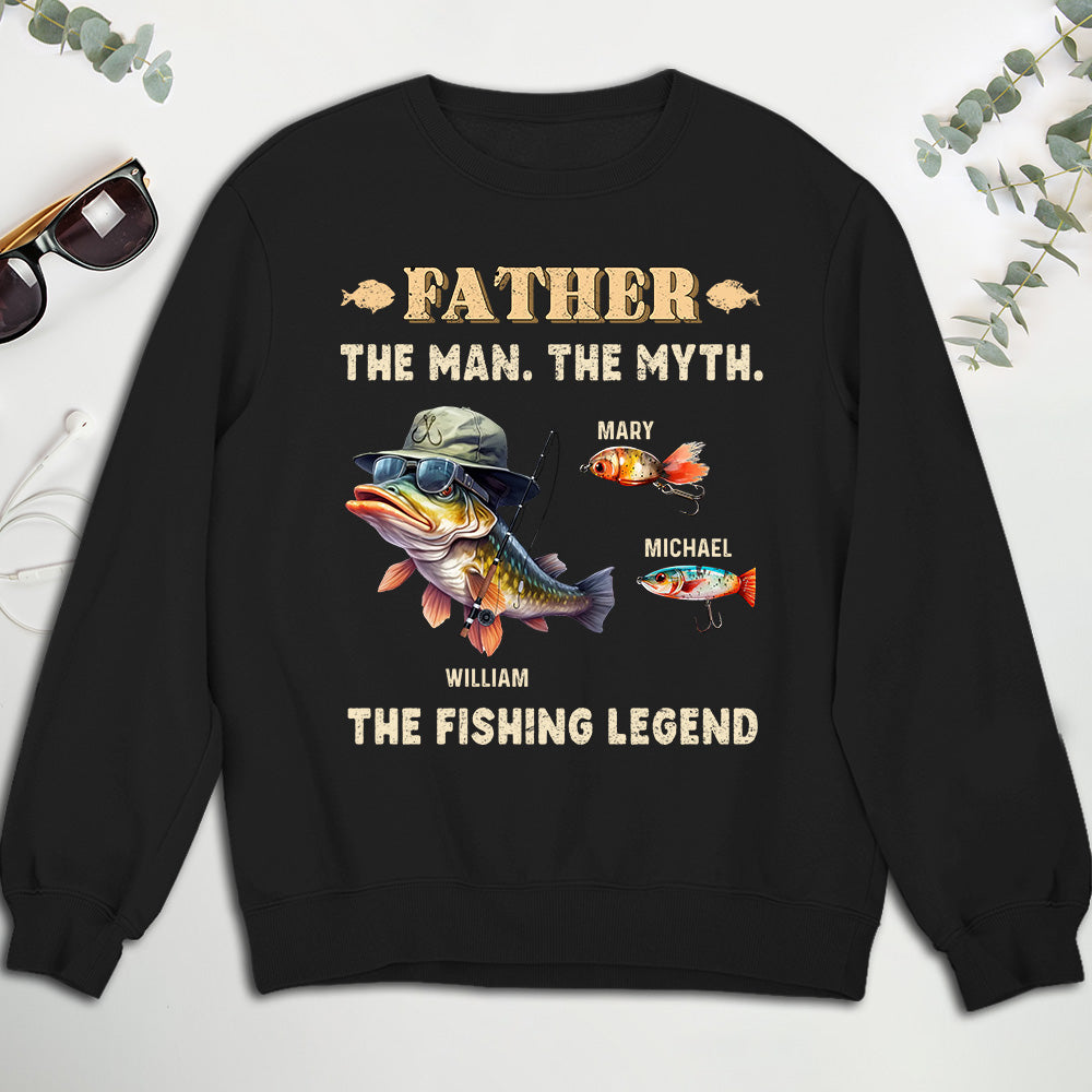 The Man The Myth The Fishing Legend - Personalized Custom Shirt