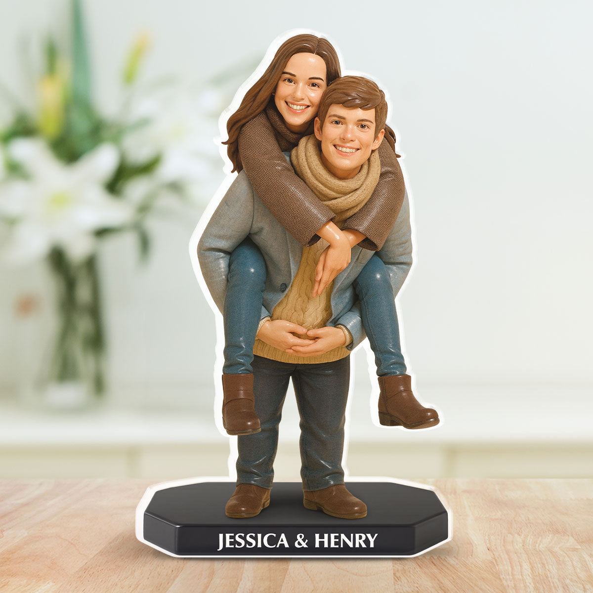 Everlasting Love Figurines - Personalized Custom Acrylic Plaque