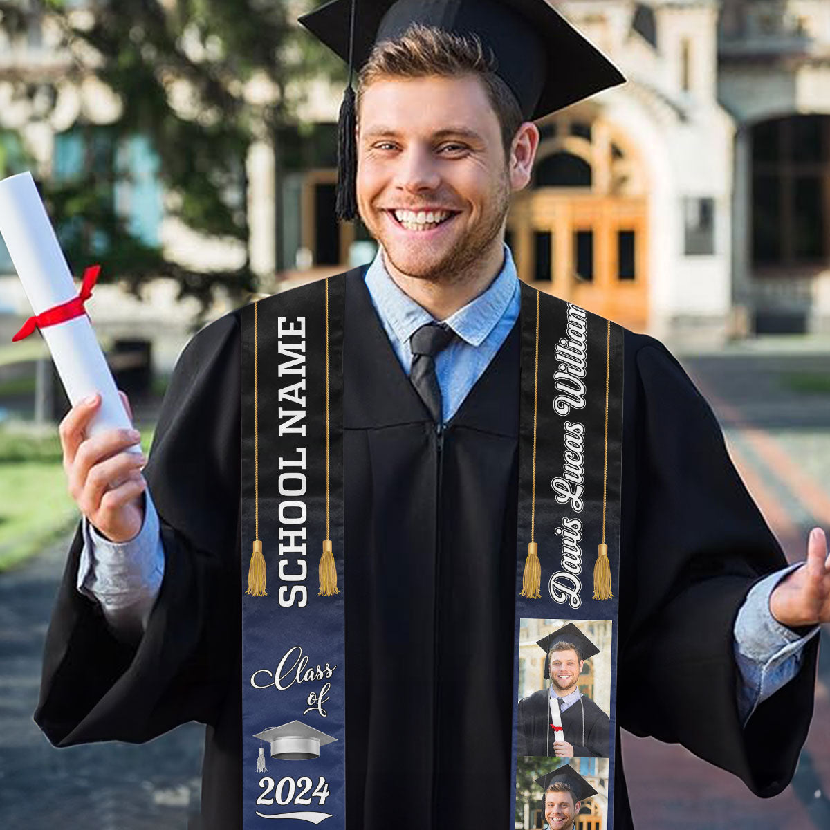 Class Of 2025 - Personalized Custom Graduation Stole