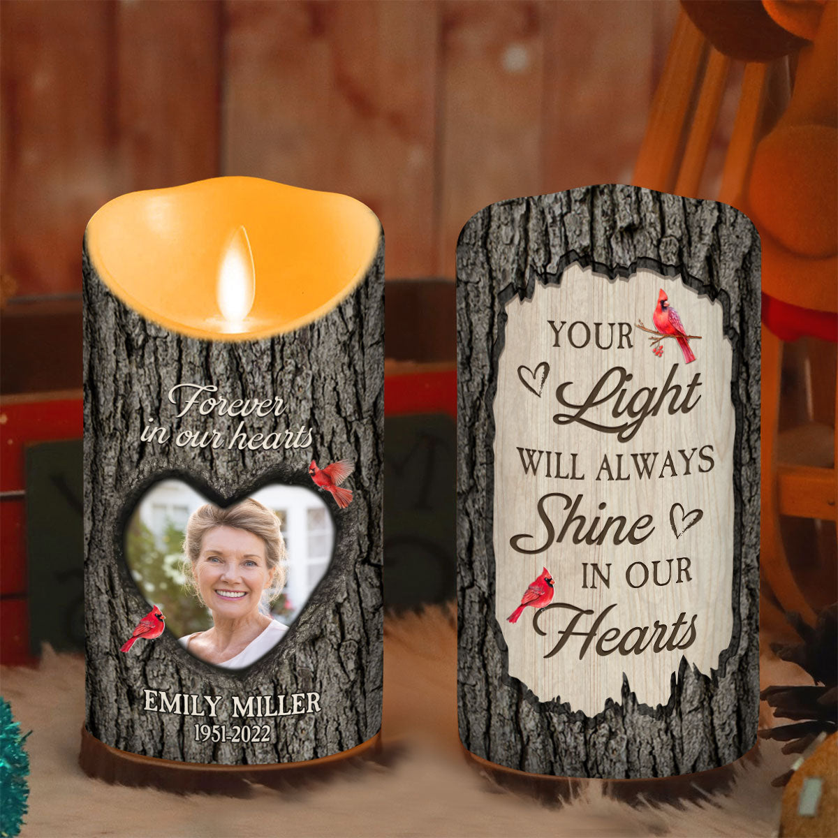 You Are Always On My Mind - Personalized Custom LED Candle
