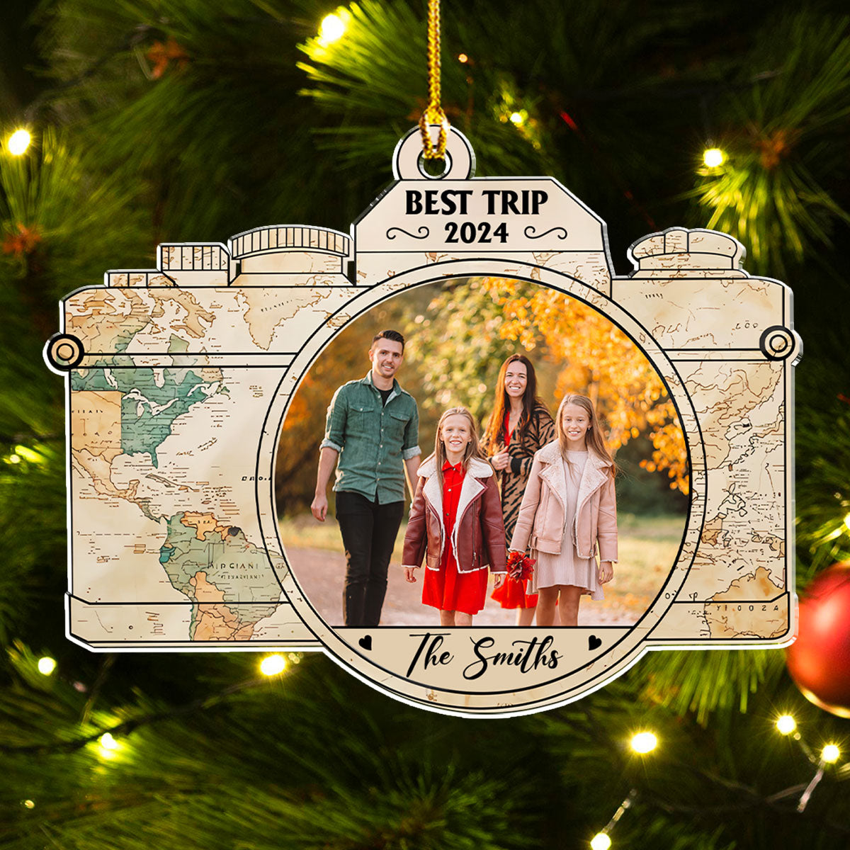 Adventure Ornament - Personalized Custom Acrylic Ornament