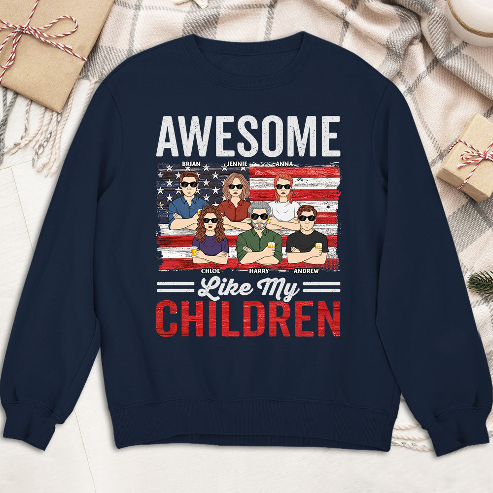 Awesome Like My Daughter - Personalized Custom Shirt