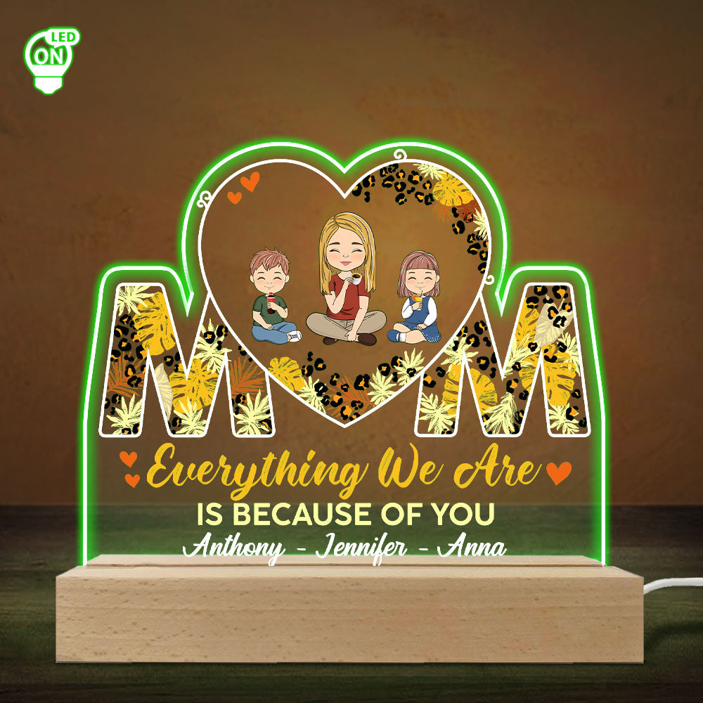 A Bond That Cant Be Broken - Personalized Custom LED Light