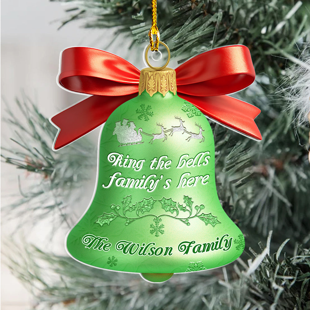 Ring A Bell - Personalized Custom 3D Effect Acrylic Ornament