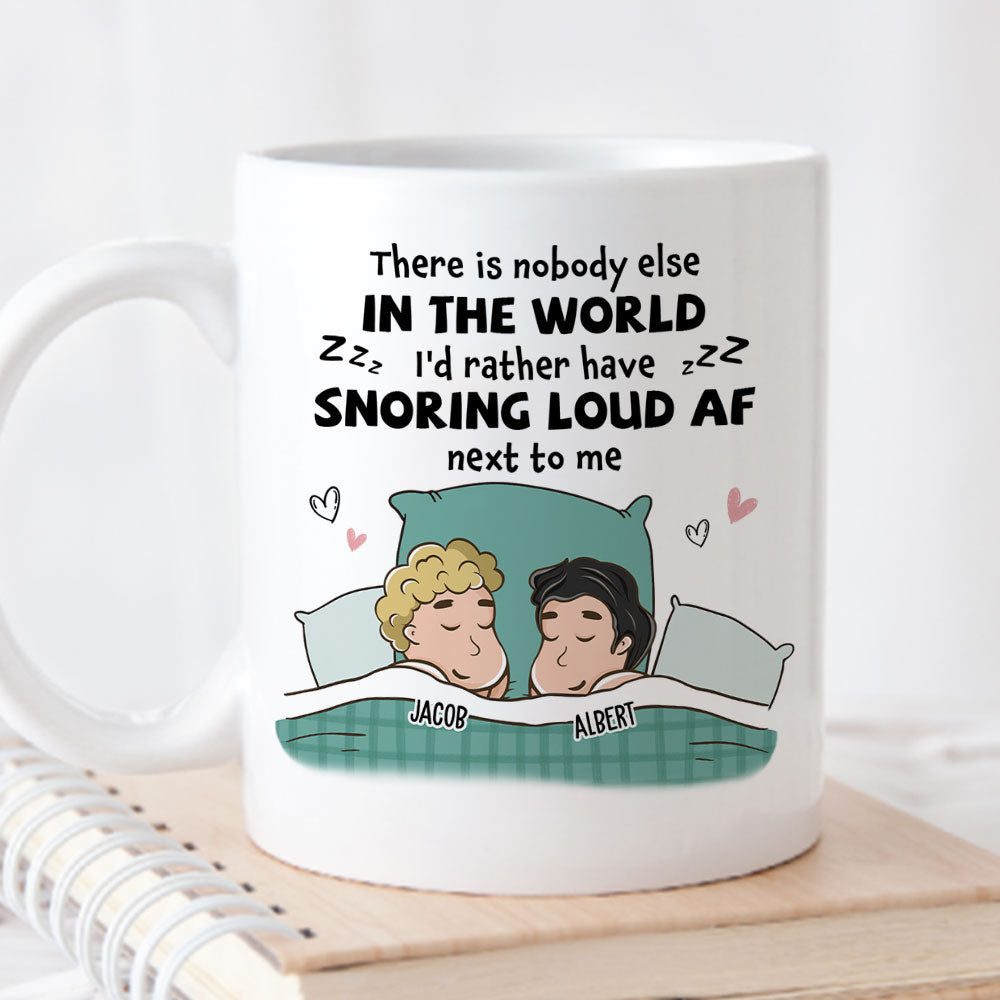Snoring Af - Personalized Custom Coffee Mug