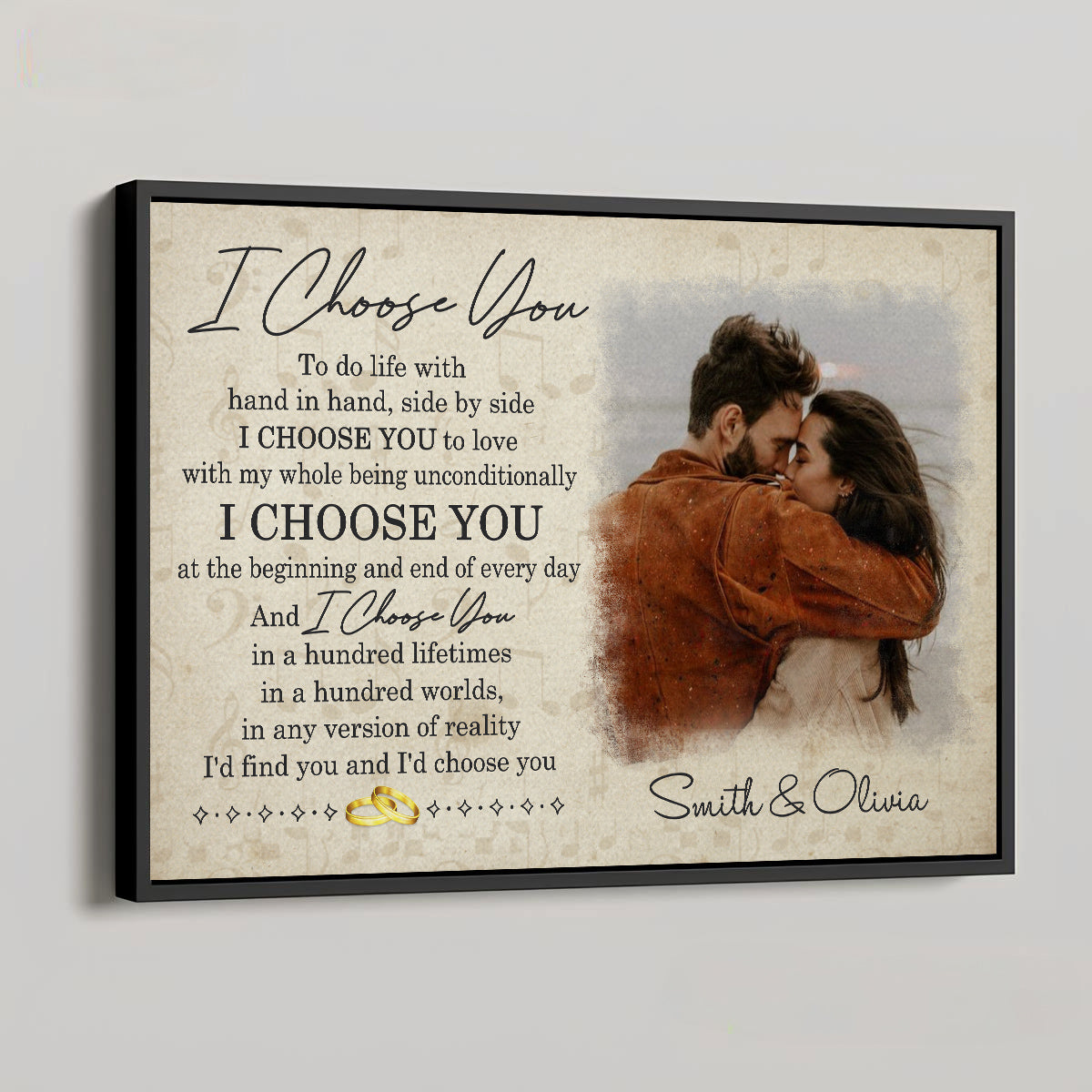 I Choose You - Personalized Custom Poster