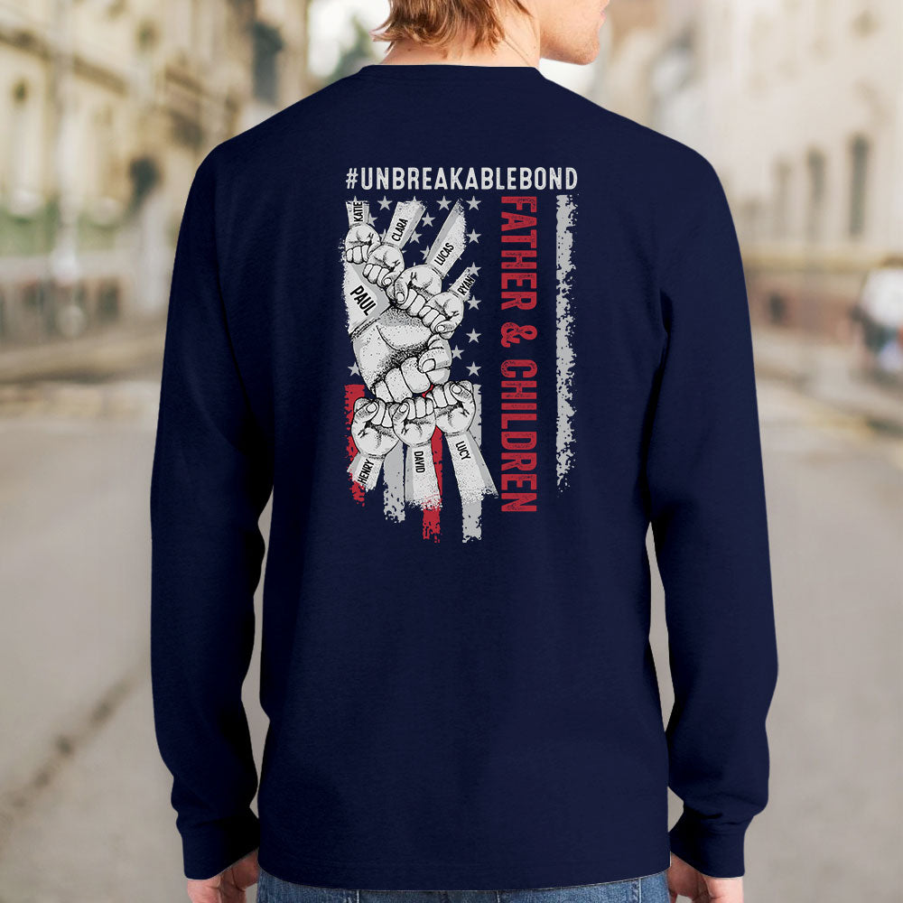 Father Son Unbreakable Bond - Personalized Custom Shirt