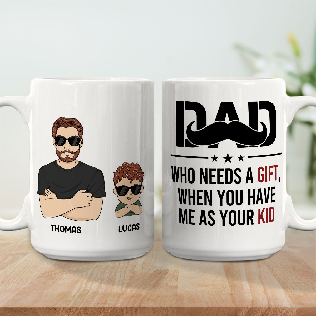 Big Gift For Daddy - Personalized Custom Coffee Mug