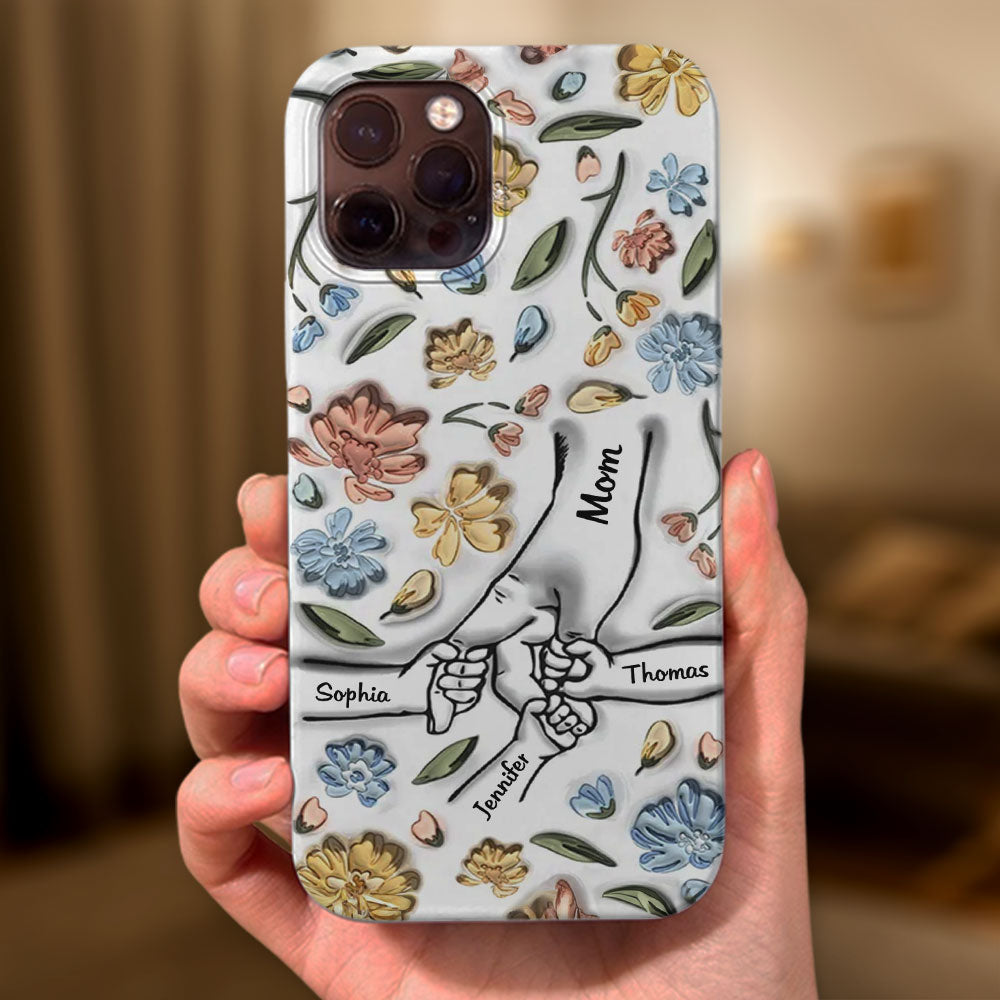 Hand In Hand, I Will Always Protect You -  Personalized Custom Phone Case