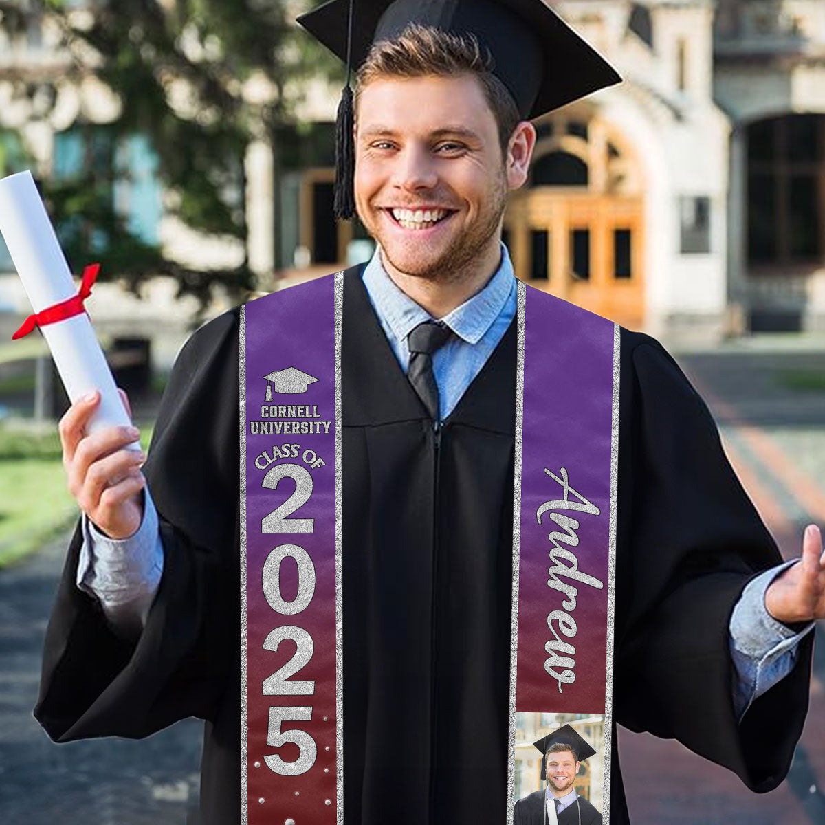 Congratulations On Your Graduation - Personalized Custom Graduation Stole